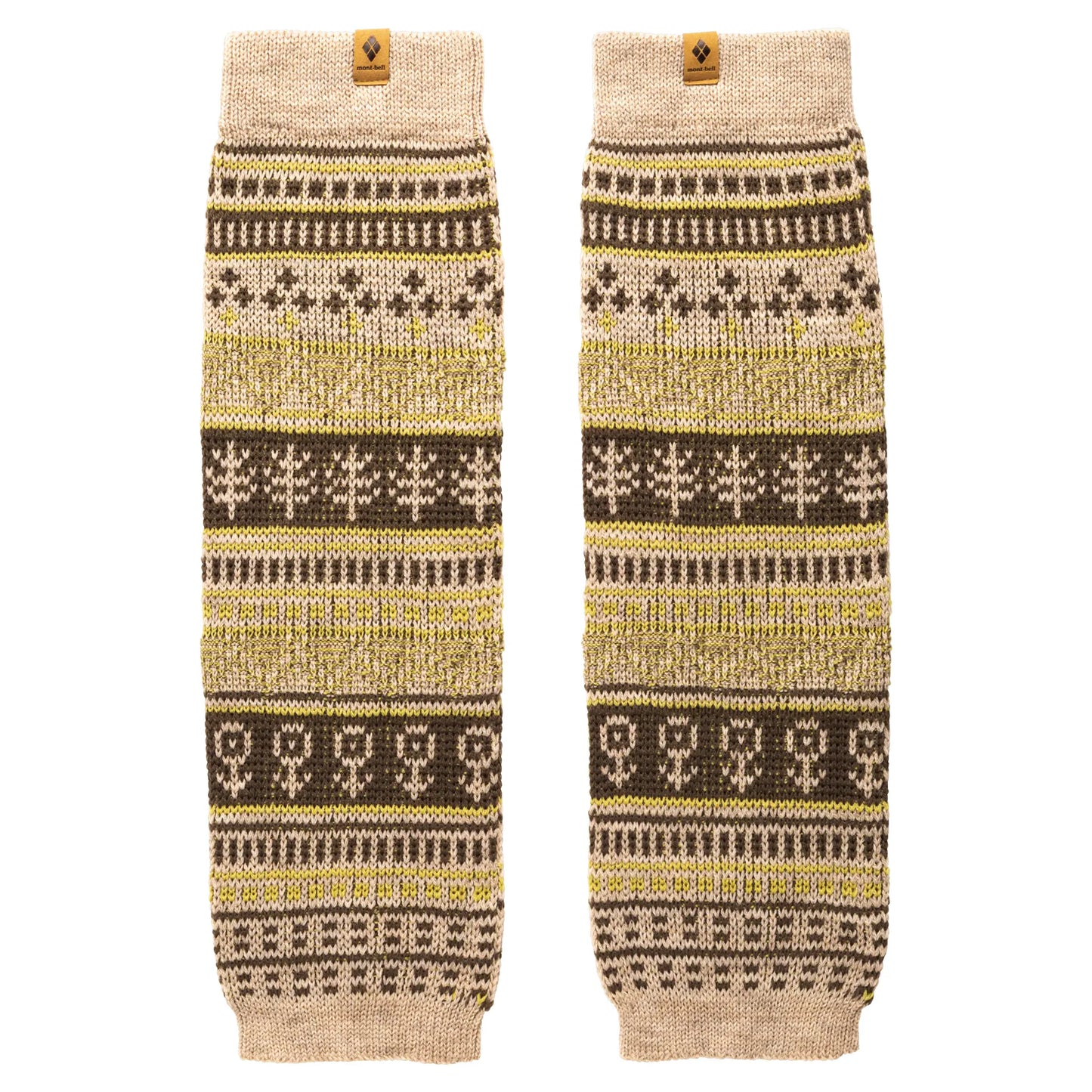 mont-bell: Merino Wool Jacquard Leg Warmers