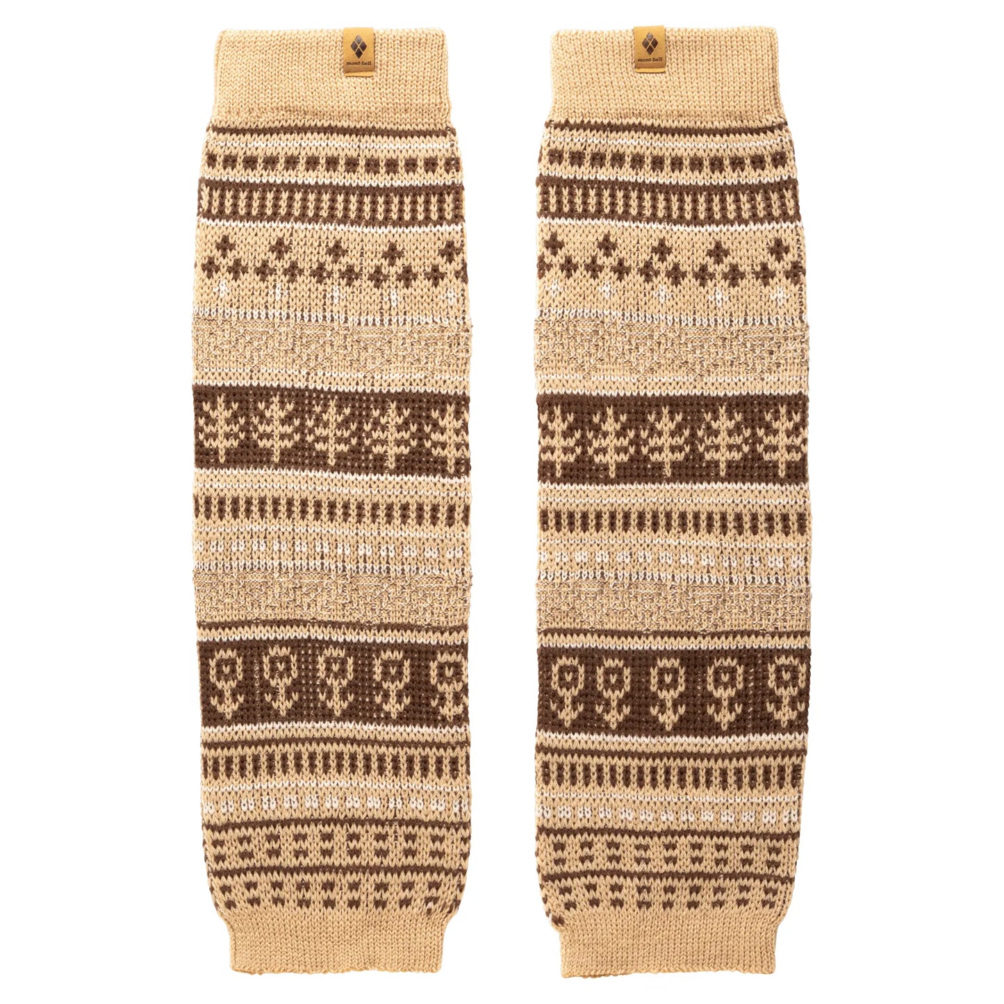 mont-bell: Merino Wool Jacquard Leg Warmers