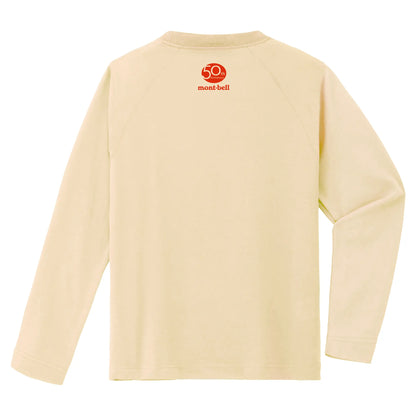 mont-bell: Wickron Long Sleeve T Kid's M Mark 50th 130-160