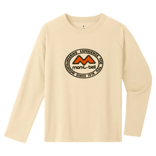 mont-bell: Wickron Long Sleeve T Kid's M Mark 50th 130-160