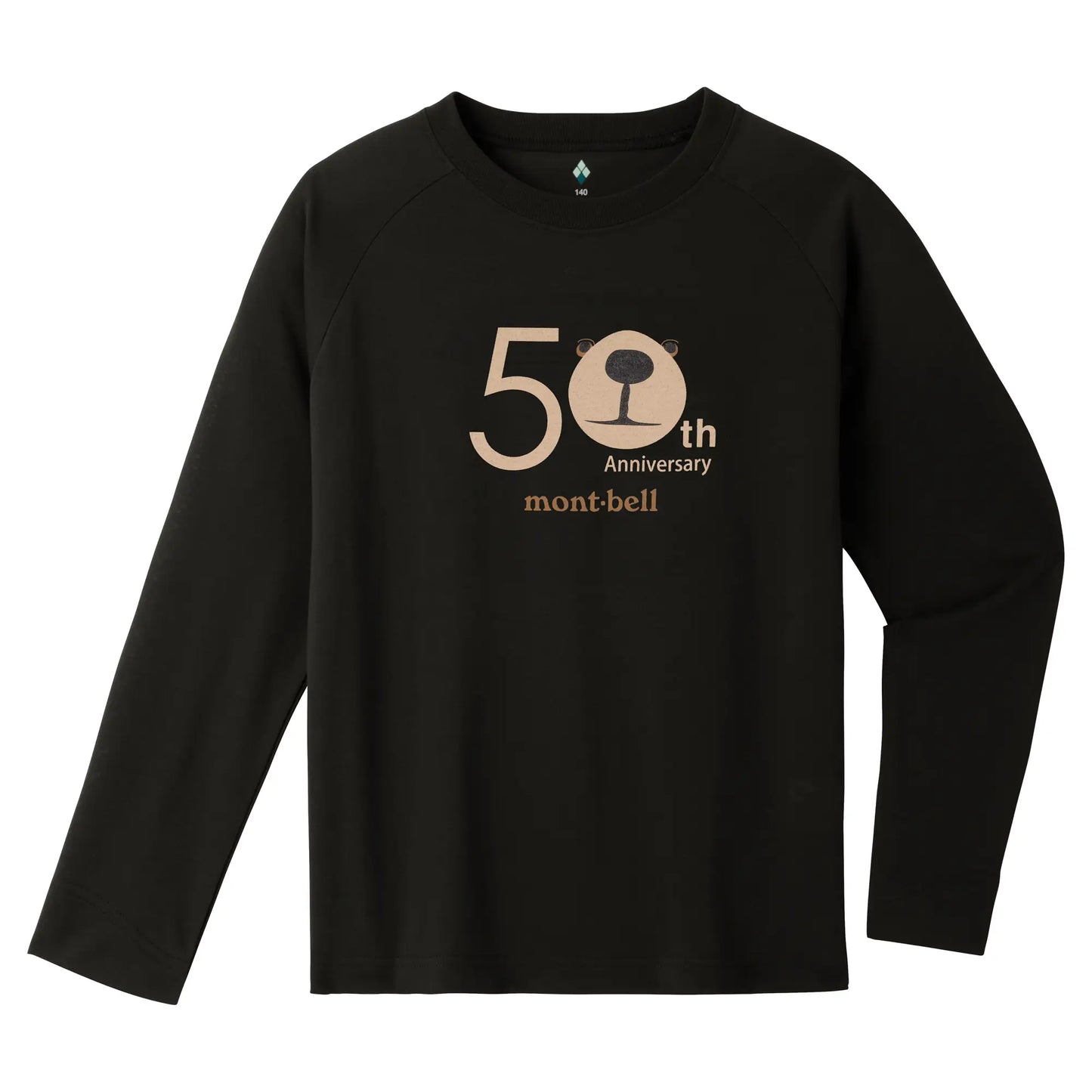 mont-bell: Wickron Long Sleeve T Kid's Monta Bear 50th 130-160