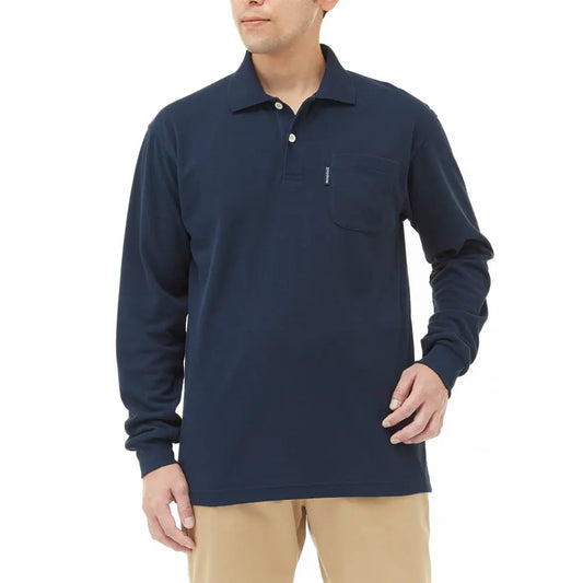 mont-bell: Wickron Long Sleeve Polo Shirt Men's