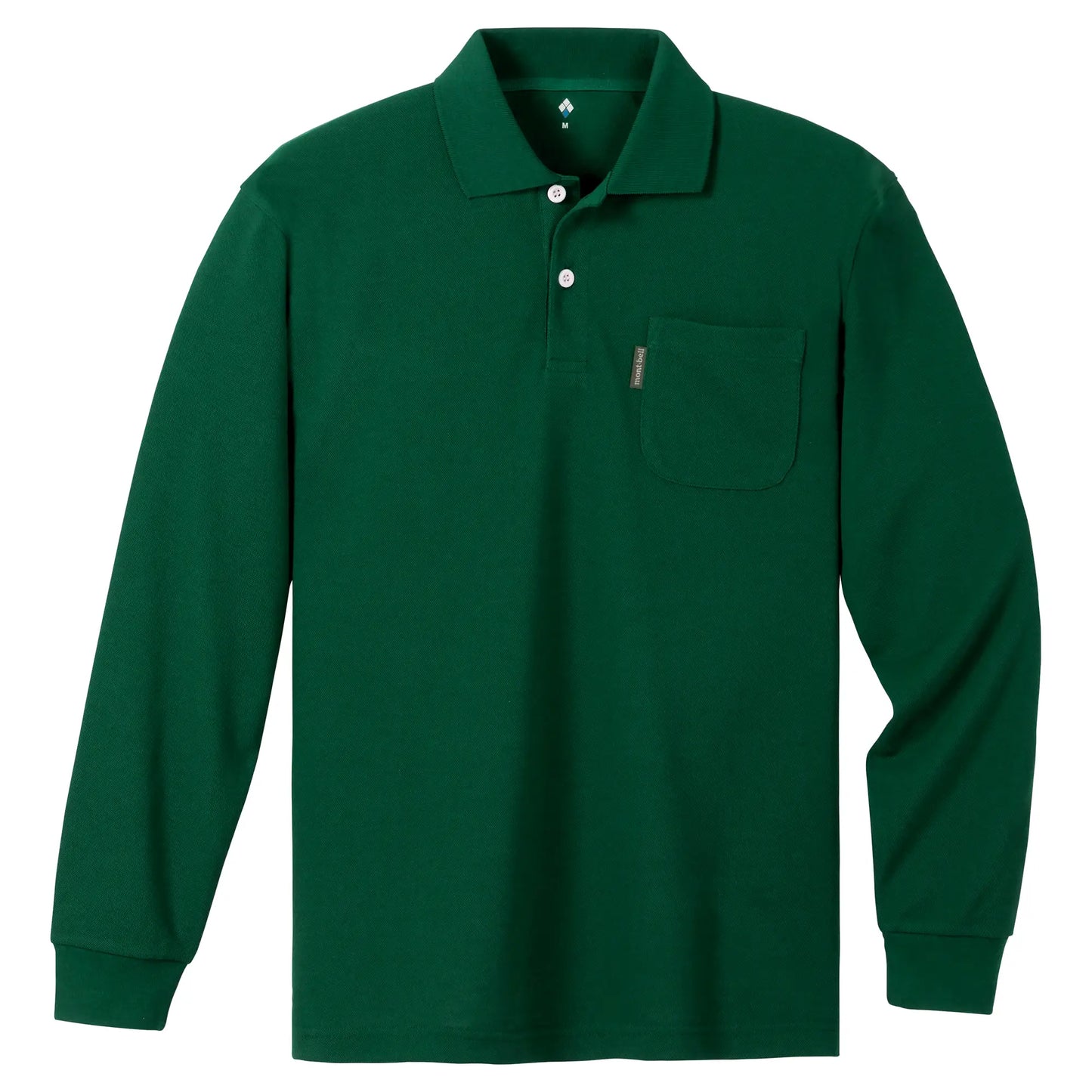 mont-bell: Wickron Long Sleeve Polo Shirt Men's
