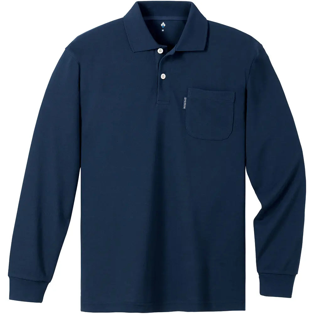 mont-bell: Wickron Long Sleeve Polo Shirt Men's