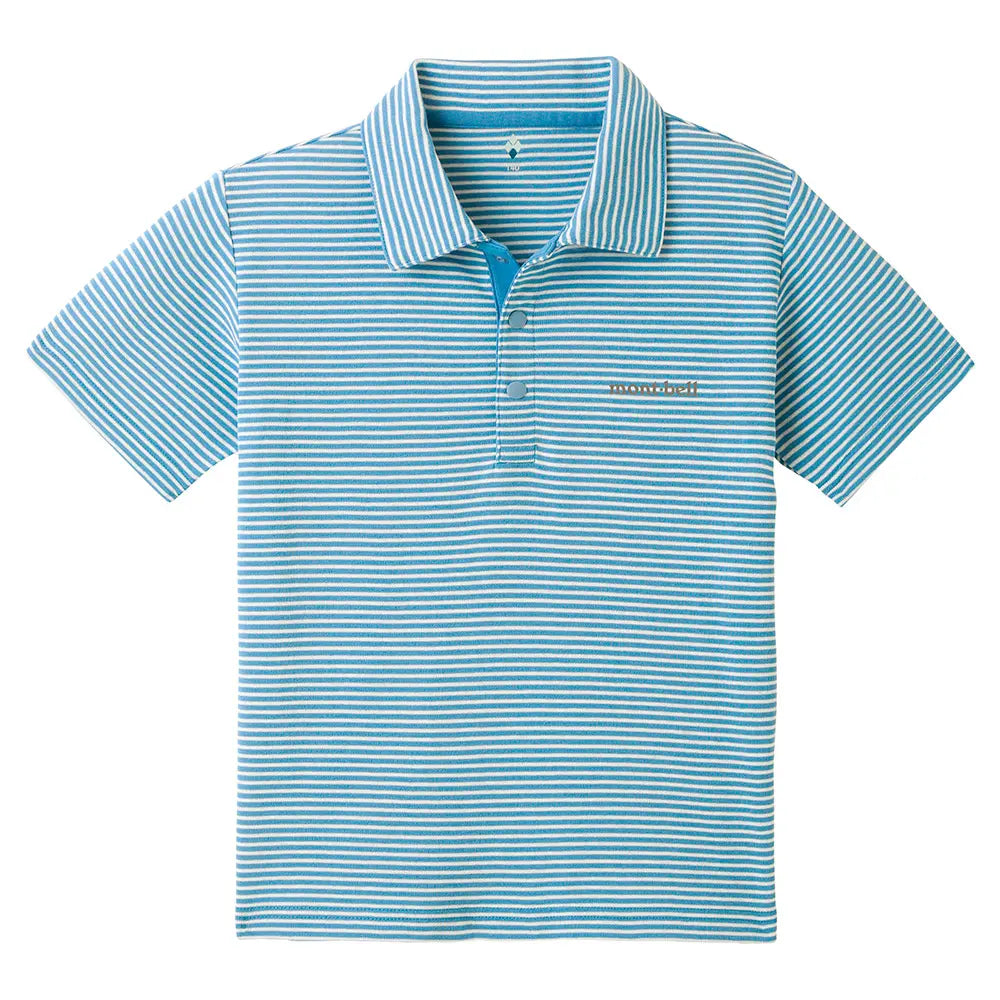 mont-bell: Wickron Striped Collar T Kid's 130 - 160