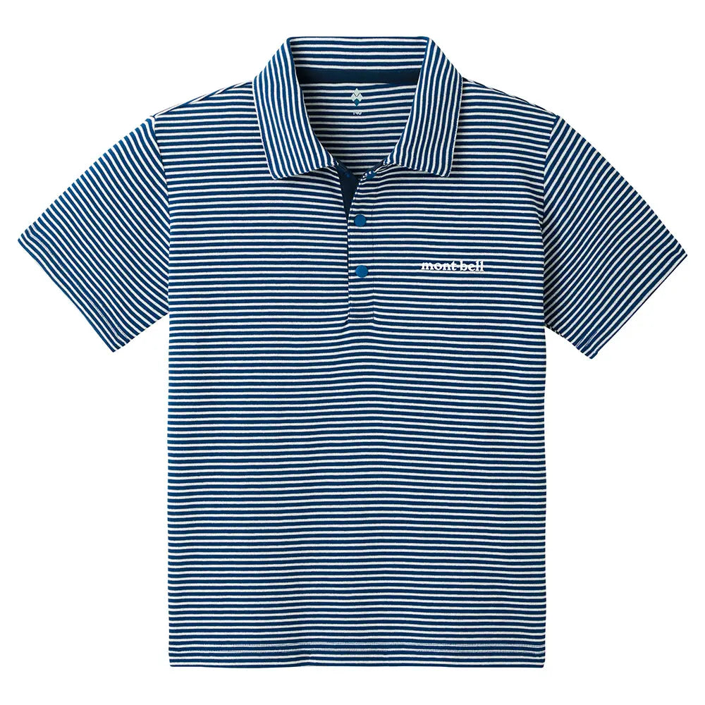 mont-bell: Wickron Striped Collar T Kid's 130 - 160