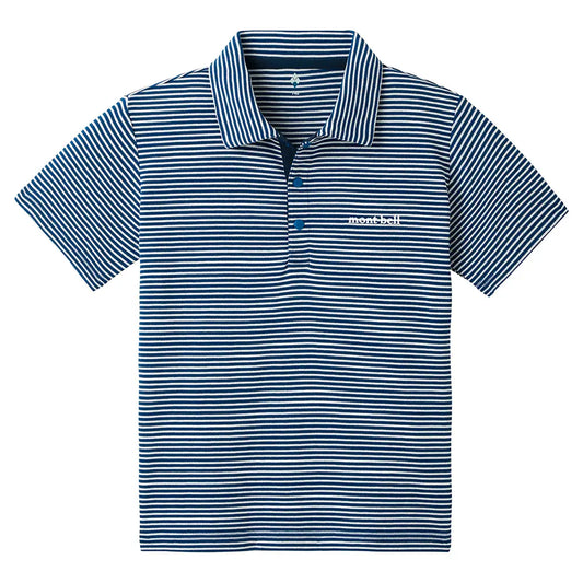 mont-bell: Wickron Striped Collar T Kid's 130 - 160