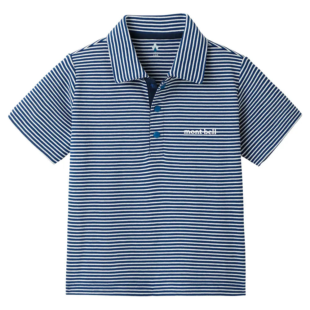 mont-bell: Wickron Striped Collar T Kid's 100 - 120
