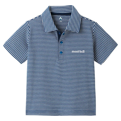 mont-bell: Wickron Striped Collar T Kid's 100 - 120