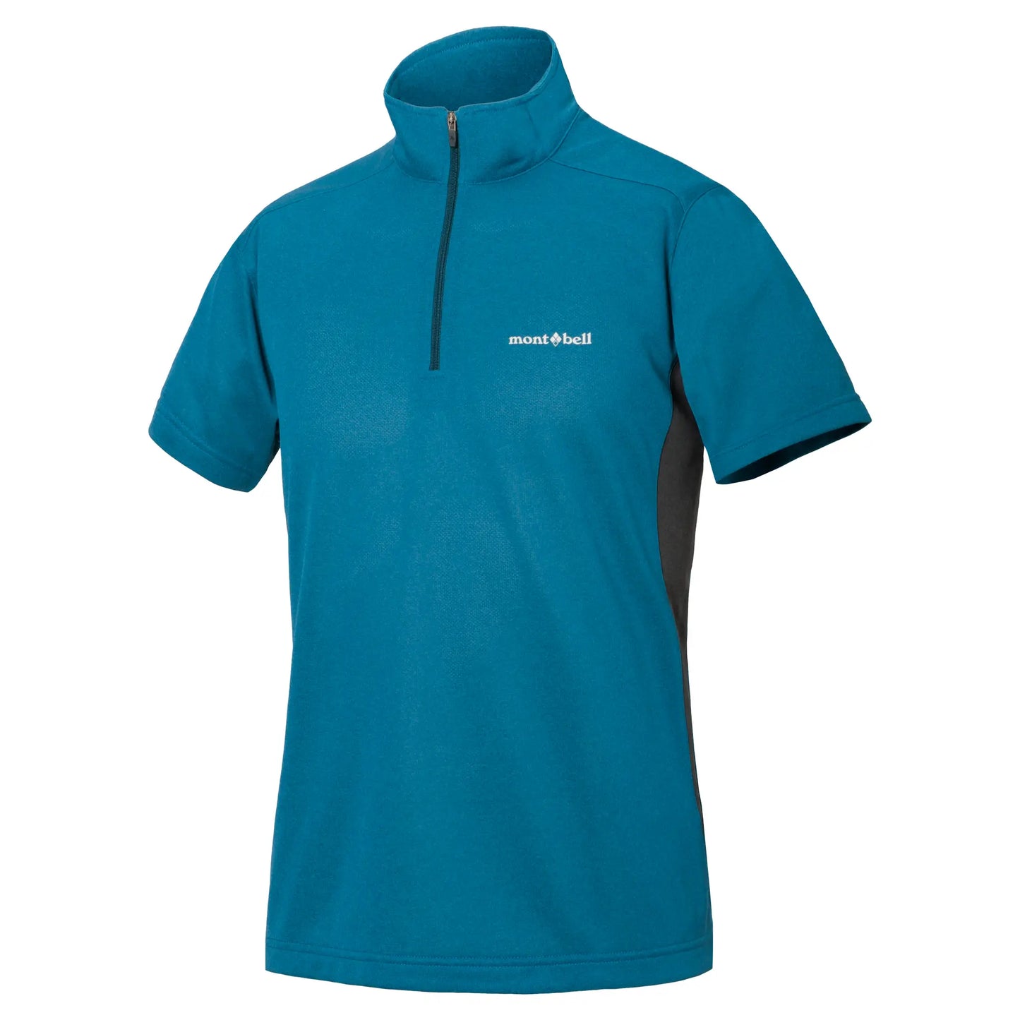 mont-bell: Wickron Zeo Short Sleeve Zip Shirt Men's