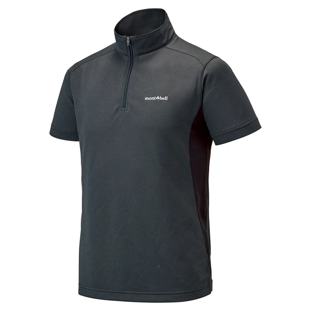 mont-bell: Wickron Zeo Short Sleeve Zip Shirt Men's