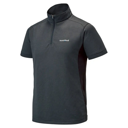 mont-bell: Wickron Zeo Short Sleeve Zip Shirt Men's