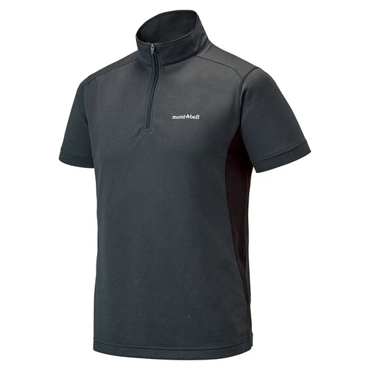 mont-bell: Wickron Zeo Short Sleeve Zip Shirt Men's