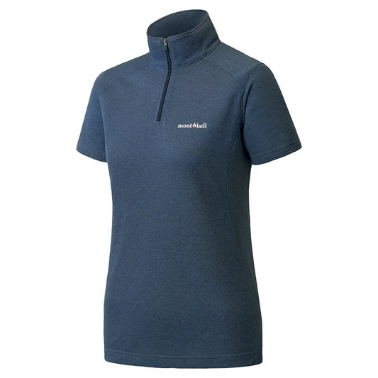 mont-bell: Wickron Zeo Short Sleeve Zip Shirt Women's