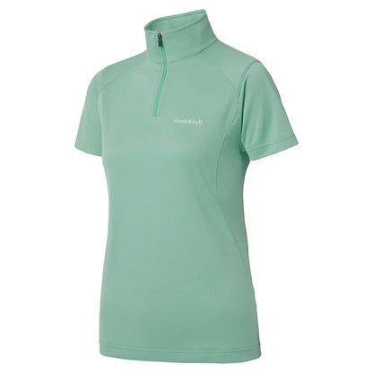 mont-bell: Wickron Zeo Short Sleeve Zip Shirt Women's
