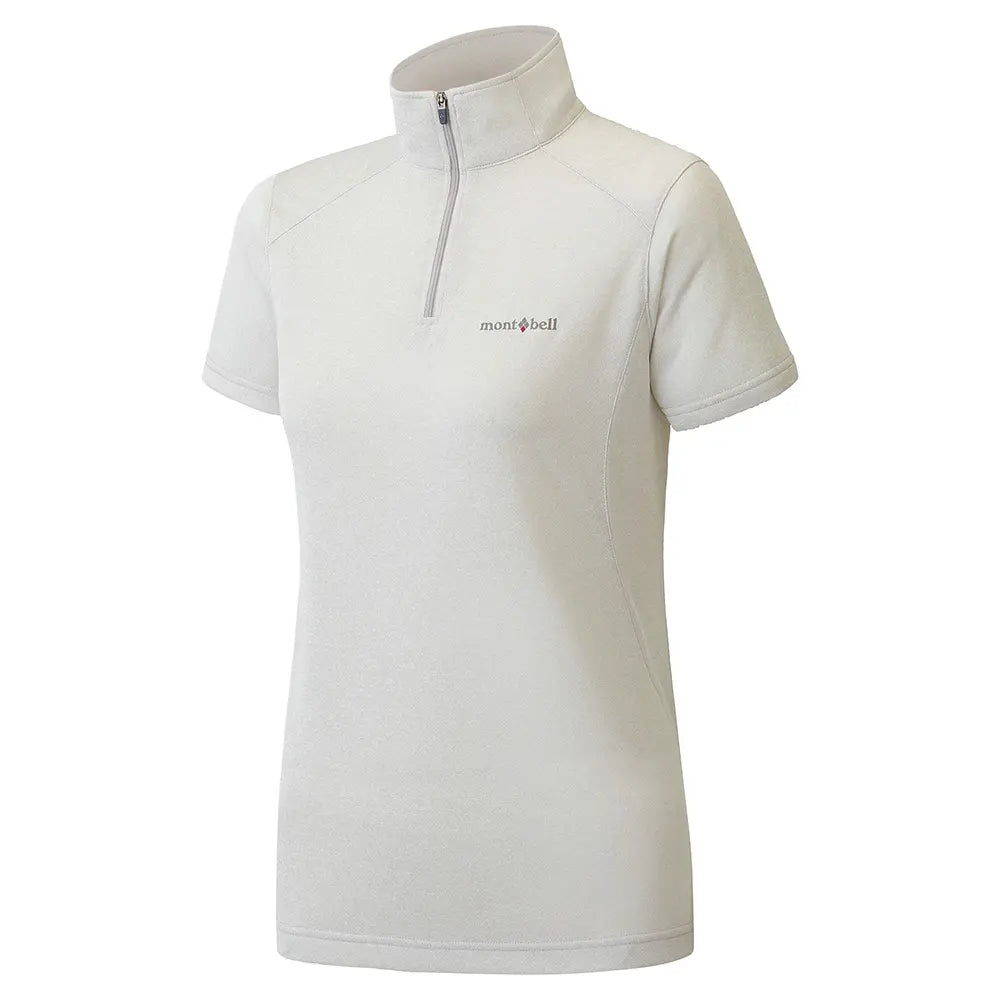 mont-bell: Wickron Zeo Short Sleeve Zip Shirt Women's