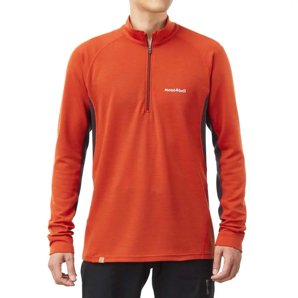 mont-bell: Merino Wool Plus Action Zip Neck Men's