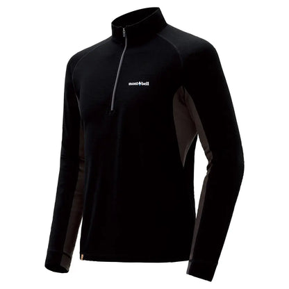 mont-bell: Merino Wool Plus Action Zip Neck Men's