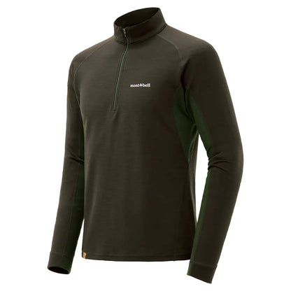mont-bell: Merino Wool Plus Action Zip Neck Men's