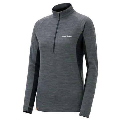 mont-bell: Merino Wool Plus Action Zip Neck Women's
