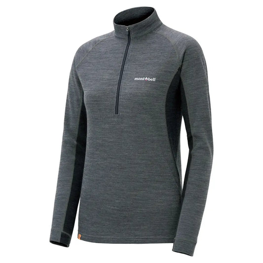 mont-bell: Merino Wool Plus Action Zip Neck Women's