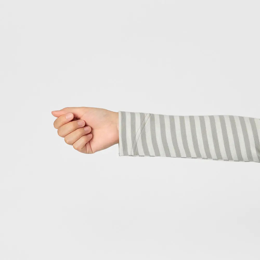 mont-bell: Merino Wool Plus Striped Long Sleeve T Women's