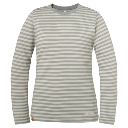 mont-bell: Merino Wool Plus Striped Long Sleeve T Women's
