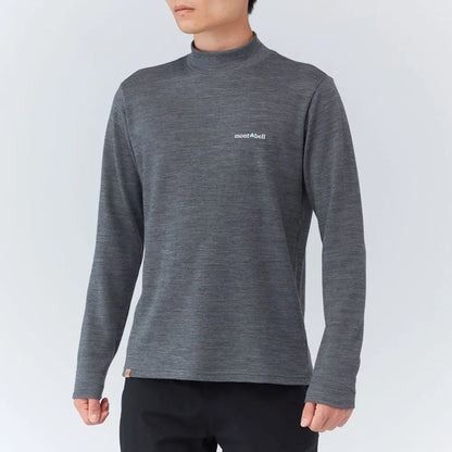 mont-bell: Merino Wool Plus High Neck Shirt Men's