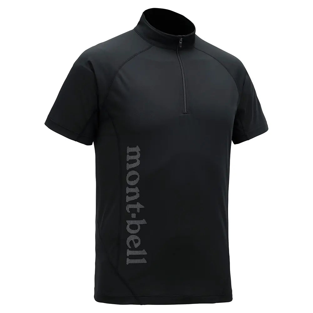 mont-bell: Cool Light Short Sleeve Zip Shirt Men's