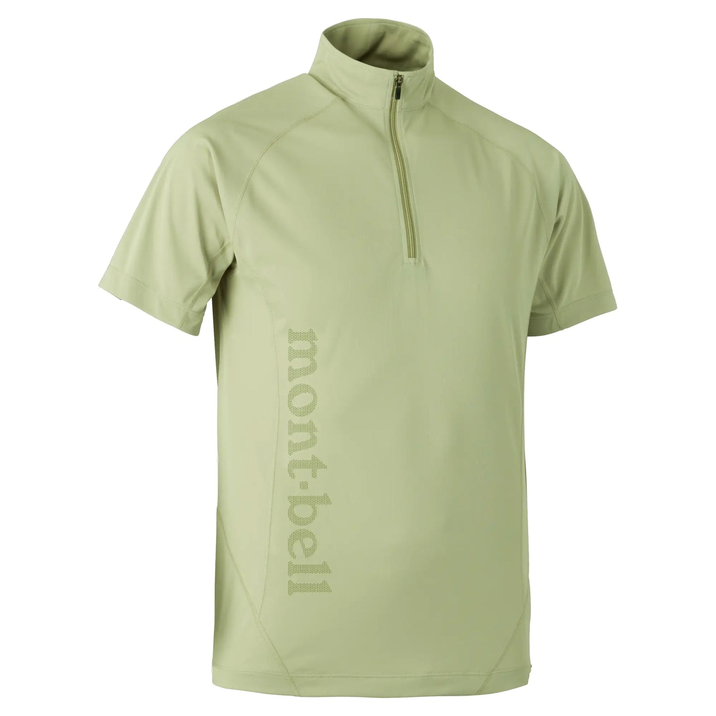 mont-bell: Cool Light Short Sleeve Zip Shirt Men's