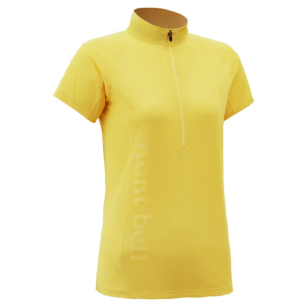 mont-bell: Cool Light Short Sleeve Zip Shirt Women's
