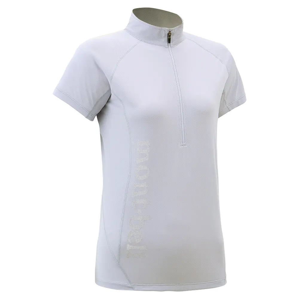 mont-bell: Cool Light Short Sleeve Zip Shirt Women's