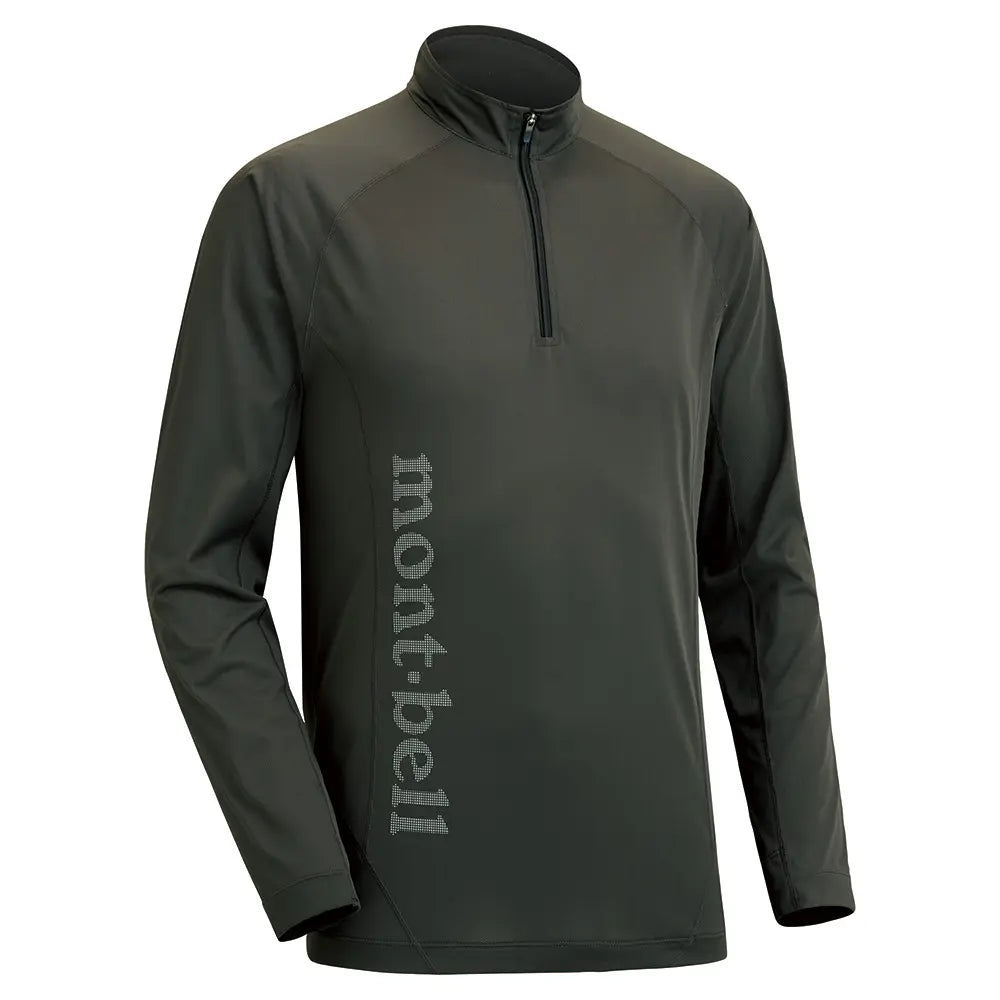mont-bell: Cool Light Long Sleeve Zip Shirt Men's