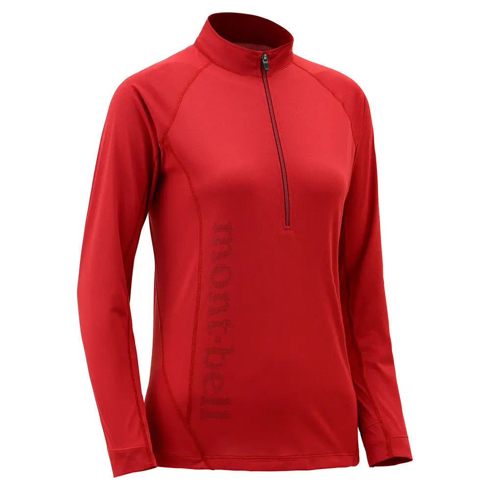 mont-bell: Cool Light Long Sleeve Zip Shirt Women's