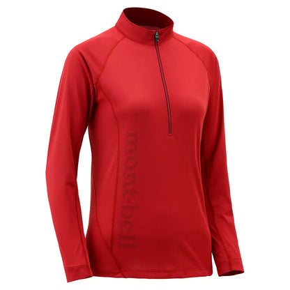 mont-bell: Cool Light Long Sleeve Zip Shirt Women's