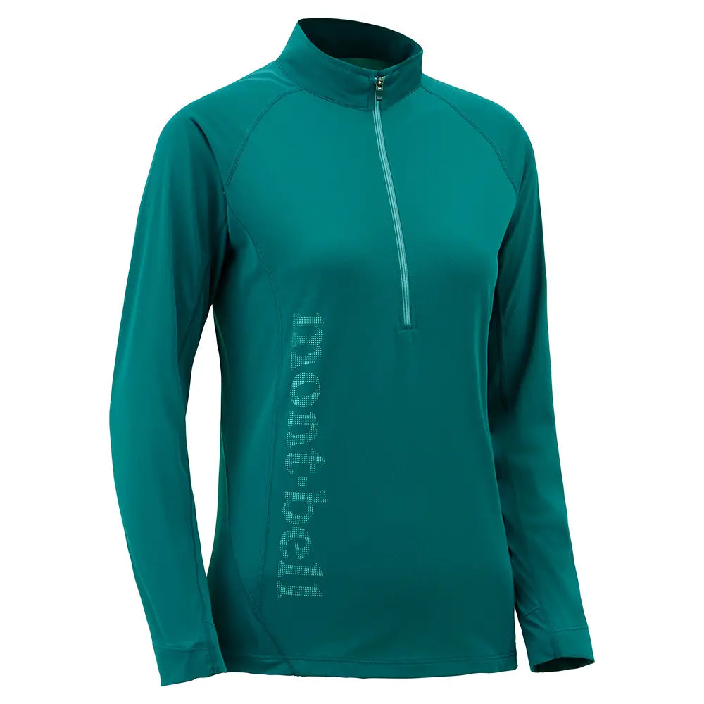 mont-bell: Cool Light Long Sleeve Zip Shirt Women's
