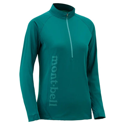 mont-bell: Cool Light Long Sleeve Zip Shirt Women's