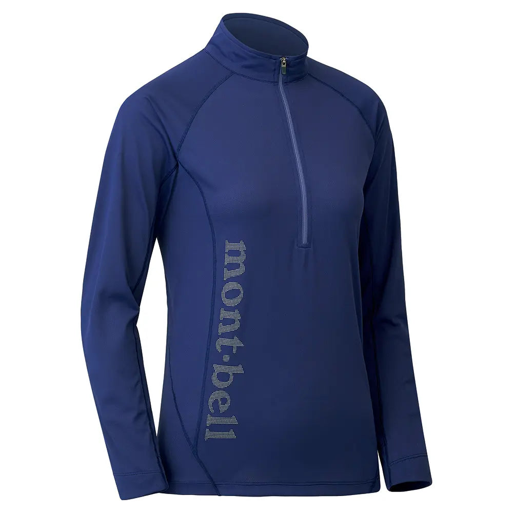 mont-bell: Cool Light Long Sleeve Zip Shirt Women's