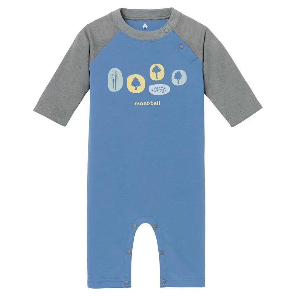 mont-bell: Wickron Long Sleeve Rompers Baby's Yama No Ki 70 - 80