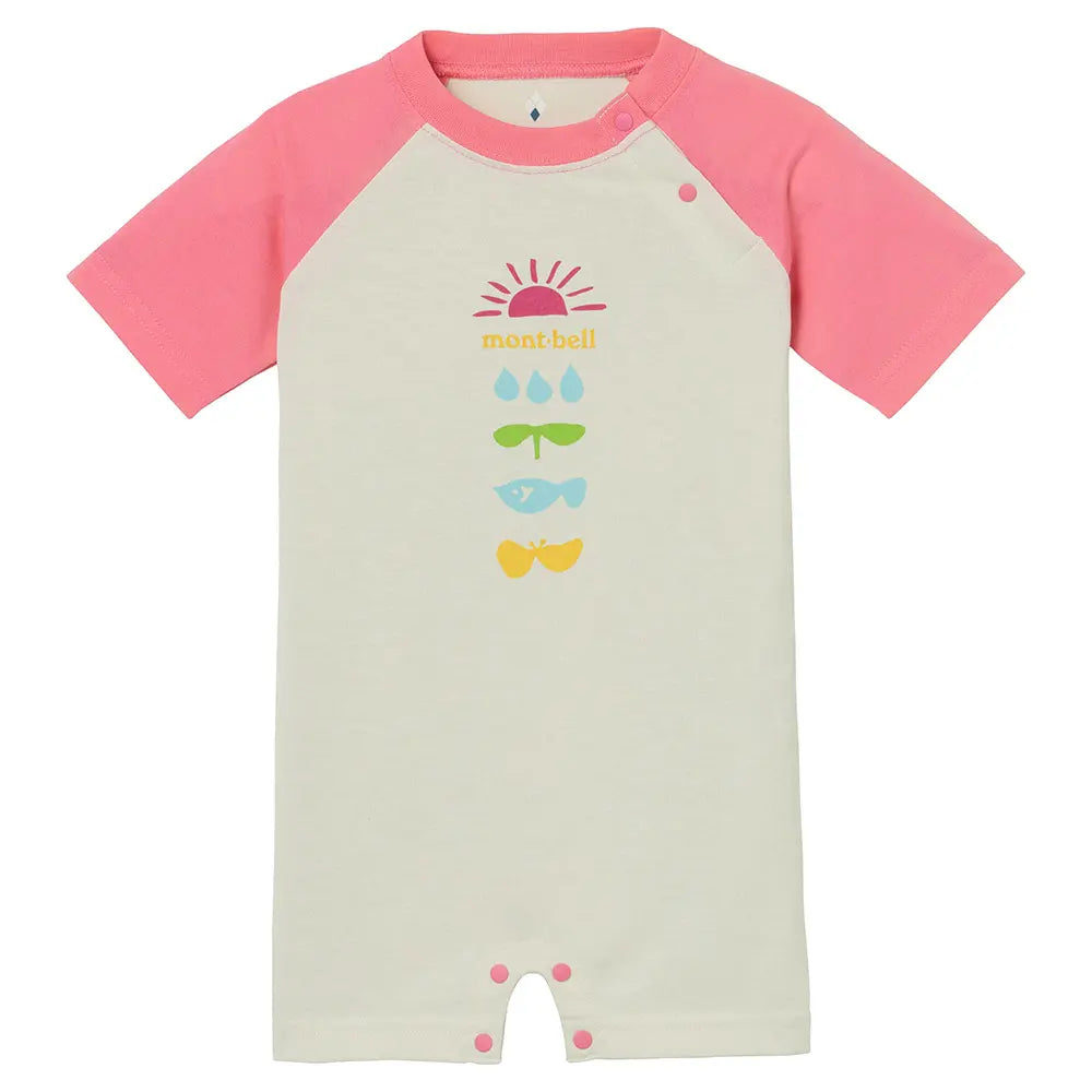 mont-bell: Wickron Short Sleeve Rompers Baby's Natsuyasumi 70 - 80