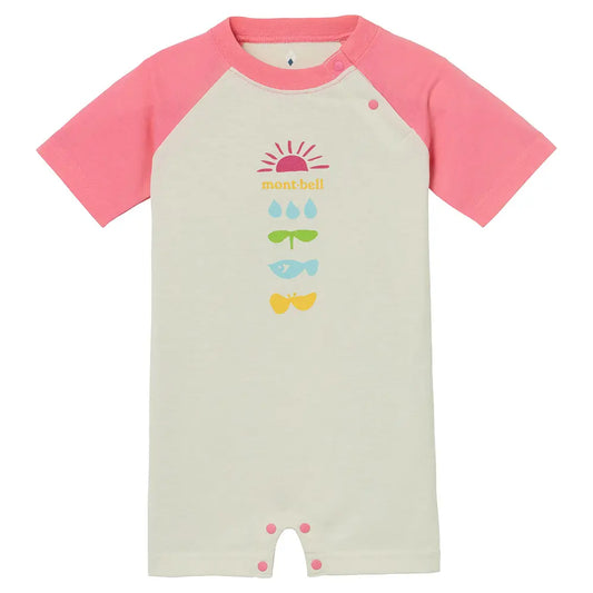 mont-bell: Wickron Short Sleeve Rompers Baby's Natsuyasumi 70 - 80
