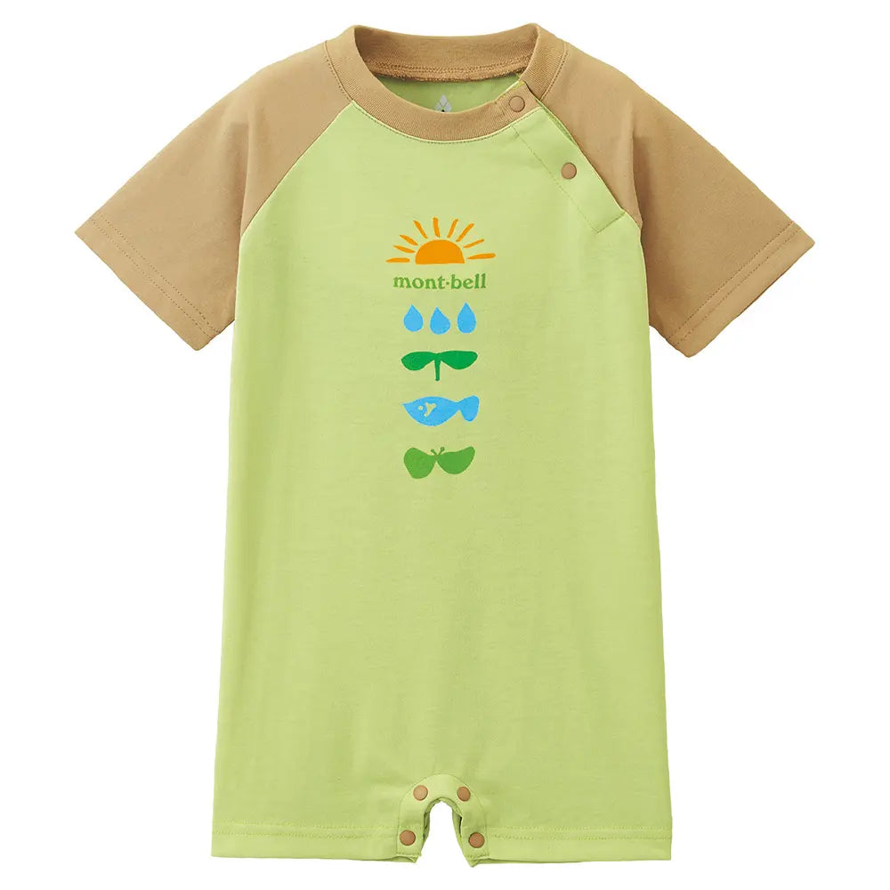 mont-bell: Wickron Short Sleeve Rompers Baby's Natsuyasumi 70 - 80