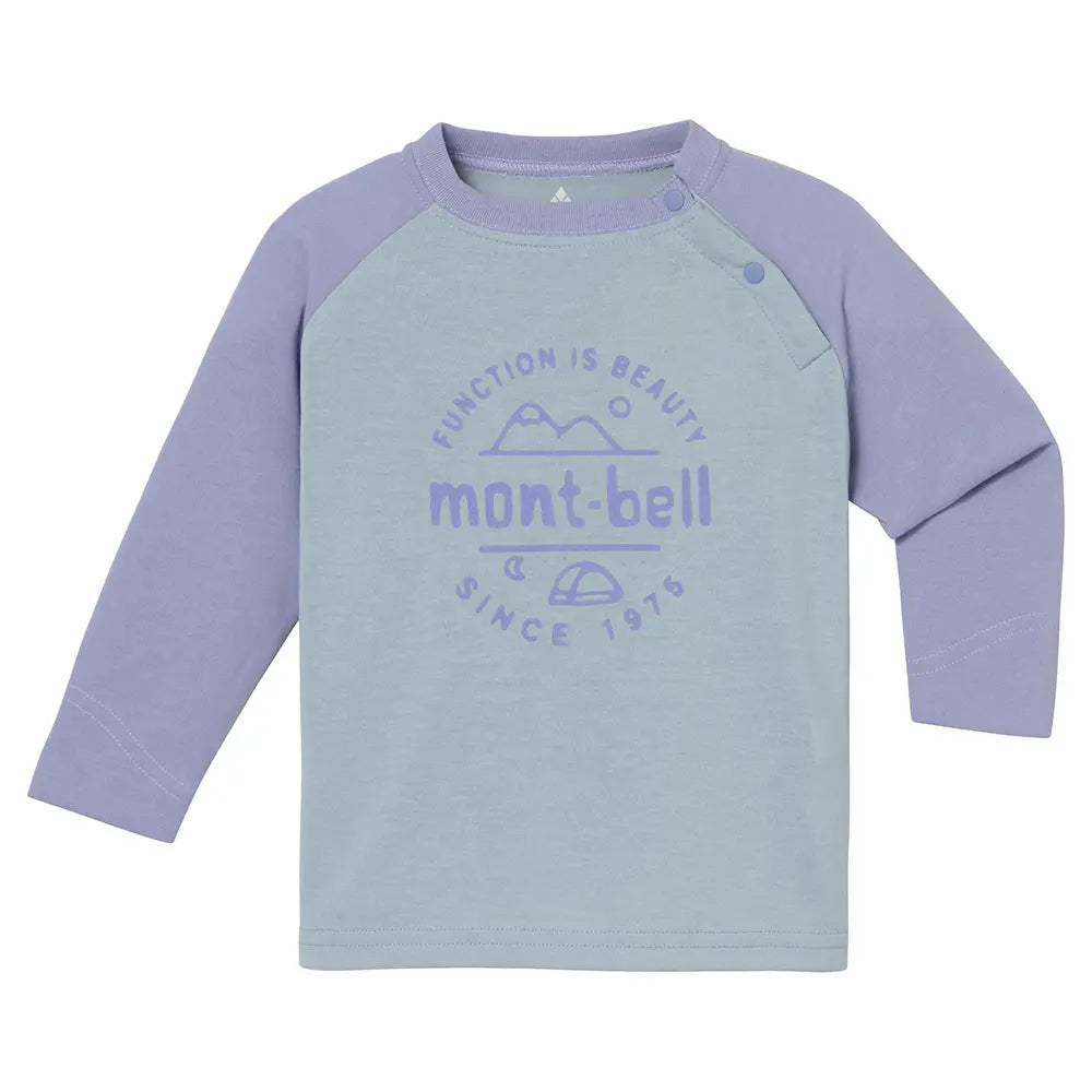 mont-bell: Wickron Raglan Long Sleeve T Baby's Yama To Tent 80 - 90