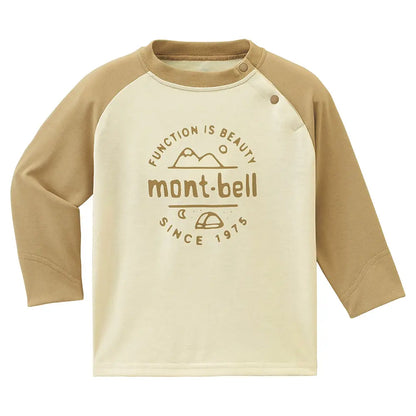 mont-bell: Wickron Raglan Long Sleeve T Baby's Yama To Tent 80 - 90