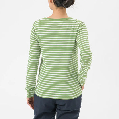 mont-bell: Wickron Striped Long Sleeve T Women's