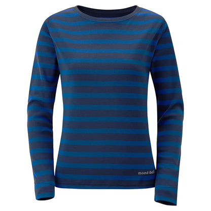 mont-bell: Wickron Striped Long Sleeve T Women's
