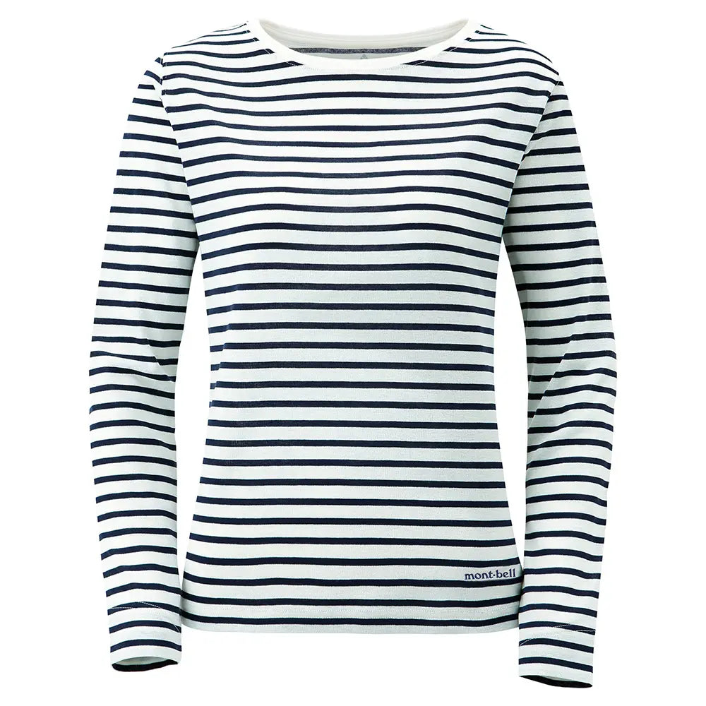 mont-bell: Wickron Striped Long Sleeve T Women's