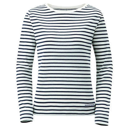 mont-bell: Wickron Striped Long Sleeve T Women's