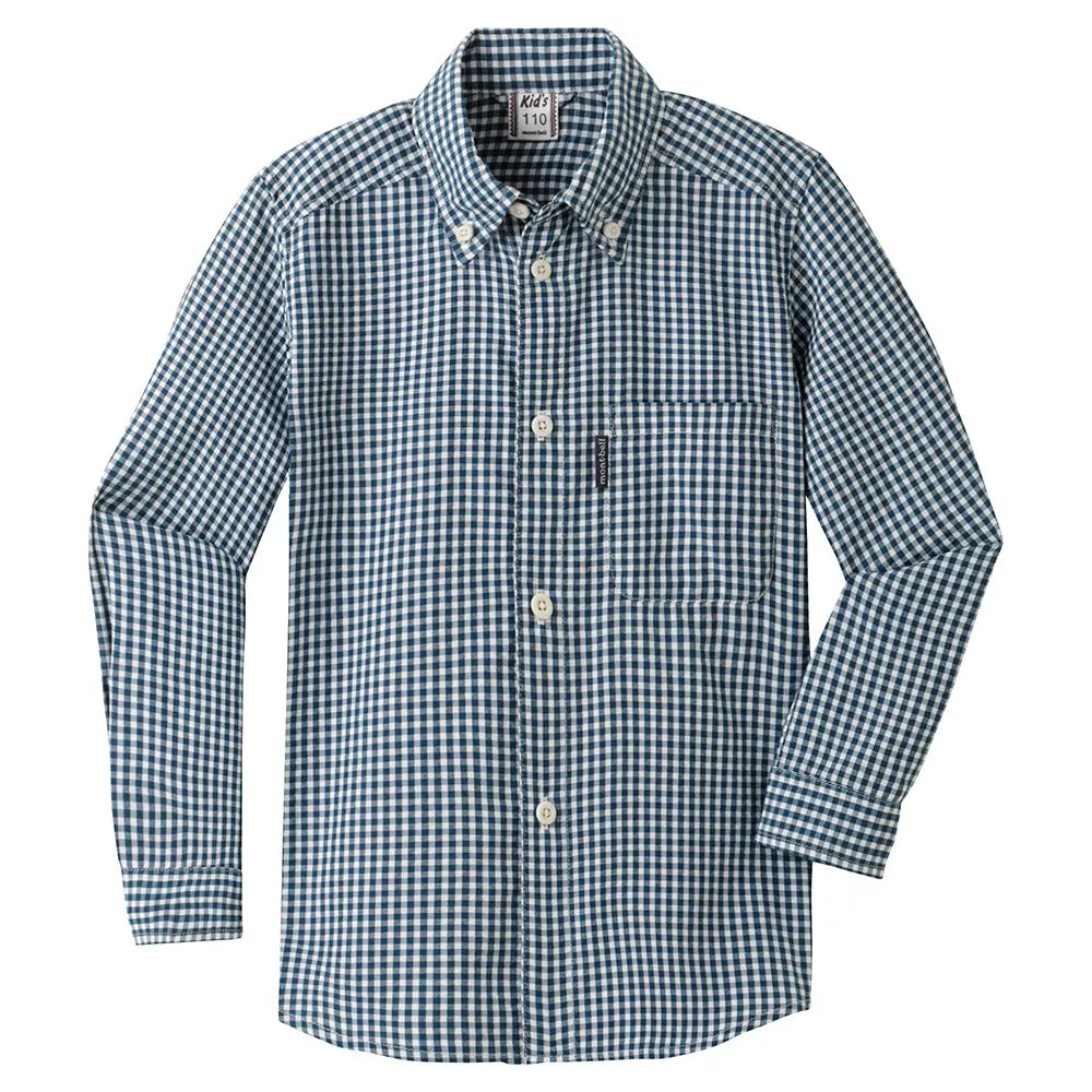 mont-bell: Wickron Dry Touch Long Sleeve Shirt Kid's 100 - 130