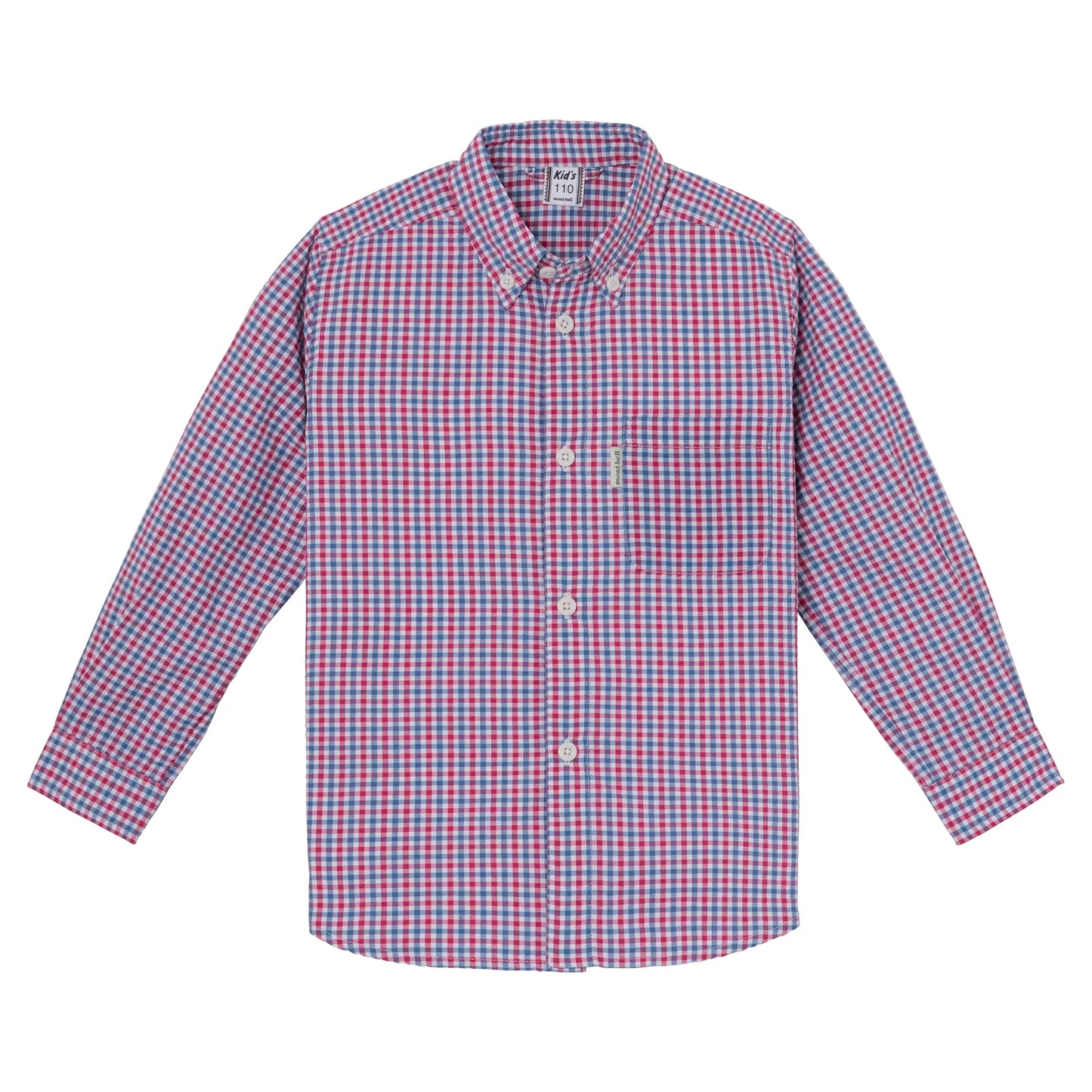 mont-bell: Wickron Dry Touch Long Sleeve Shirt Kid's 100 - 130